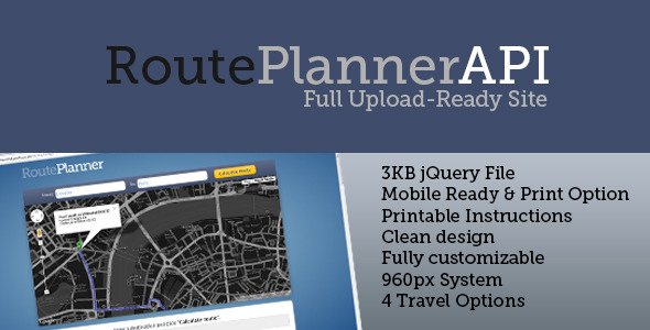 RoutePlanner API RoutePlanner API