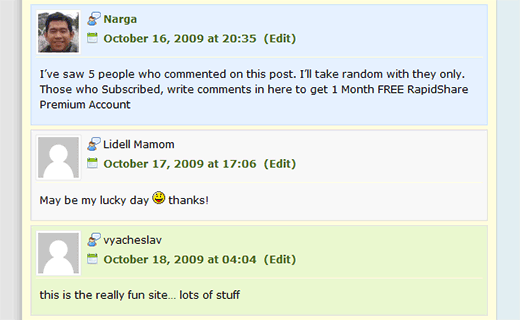 Highlighting Author Comments in WordPress