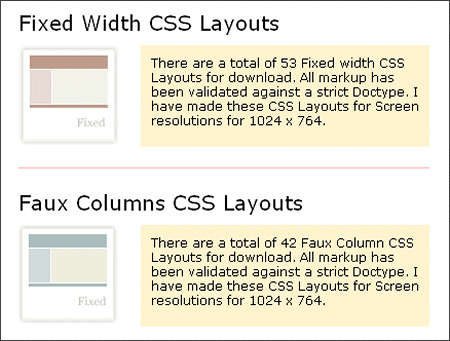 Code-Suck CSS Layouts