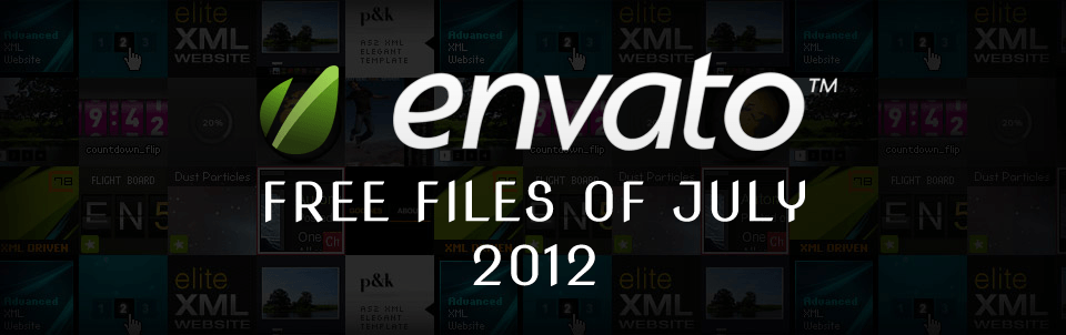 Envato Marketplace - Free Files of the July 2012