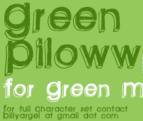 Green Pillow