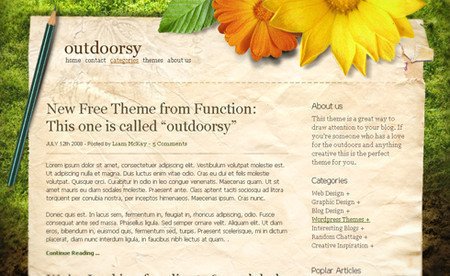 Outdoorsy Theme