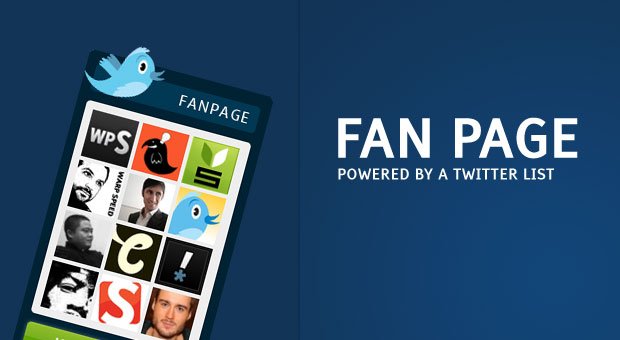 A Twitter List Powered Fan Page