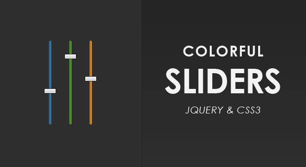 Colorful Sliders With jQuery & CSS3
