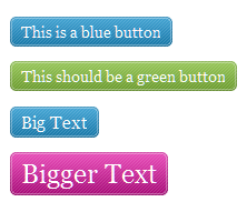 Scalable CSS Buttons Using PNG and Background Colors