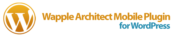 Wapple Architect Mobile plugin for WordPress