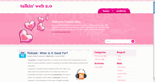 Most Beautiful Feminine Wordpress Themes for Woman Blogs 1
