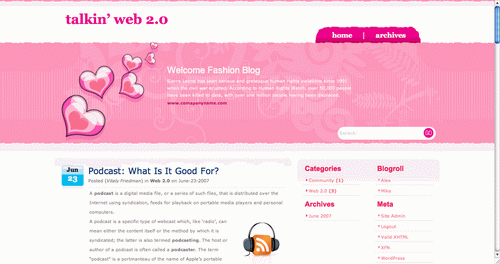 Most Beautiful Feminine Wordpress Themes for Woman Blogs 11 PinkLove