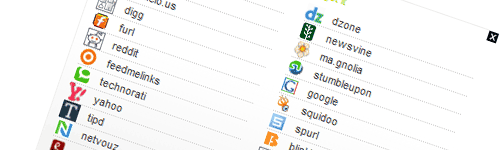mooSocialize – AJAX based social bookmark widget
