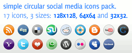 BlogPerfume Social Media Icons Pack