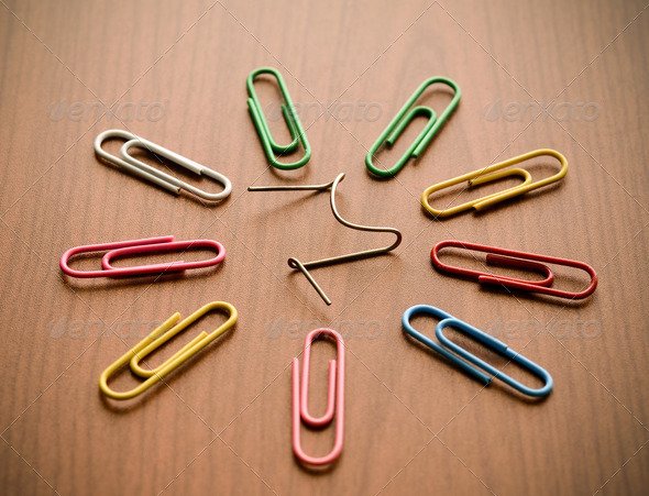 Broken paper clip