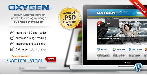  Oxygen - Premium Portfolio, Business & Blog Theme 