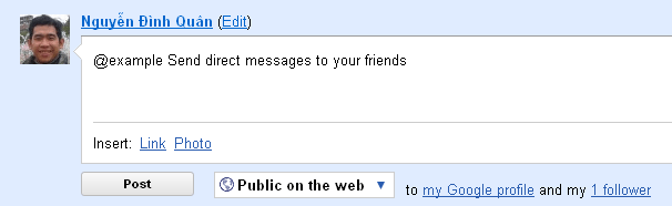 Send direct messages
