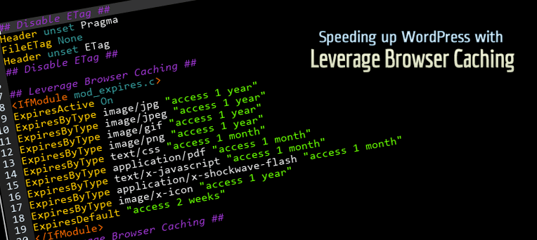 Speed up WordPress with Leverage Browser Caching