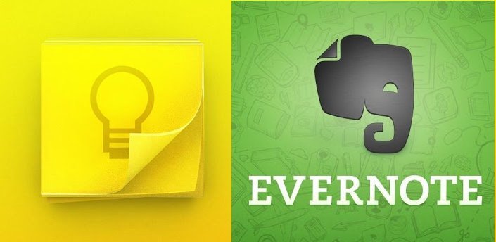 Google Keep & Evernote