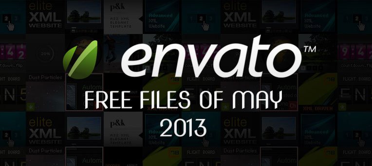 Envato Marketplace – Free Files of the May 2013