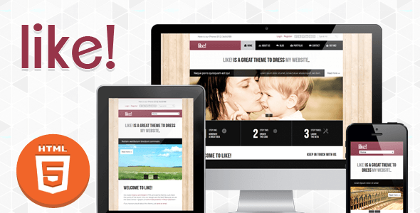 Like - Responsive Multipurposes HTML5-CSS3 Theme