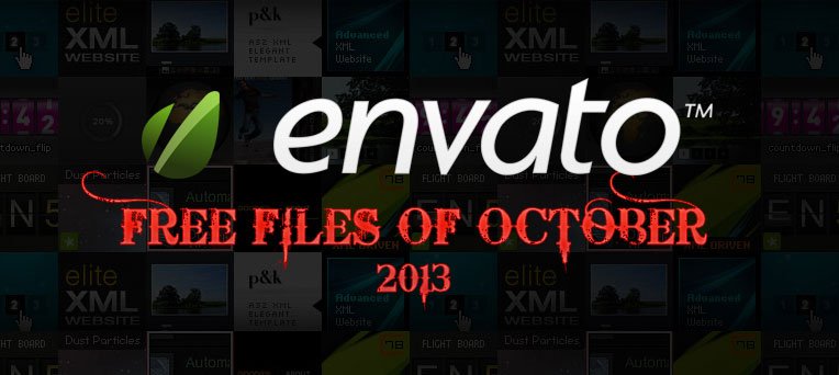 Free file of october 2013 Envato MarketPlace Themeforest, CodeCanyon, ActiveDen
