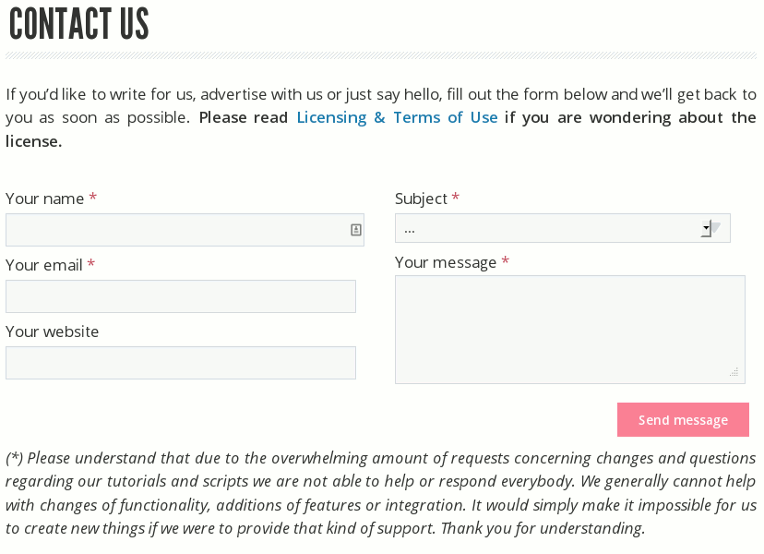 Simple Tips for Creating Attractive Contact Page 15 Codrops
