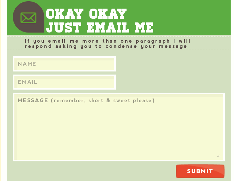 Quick Sprout Contact Page