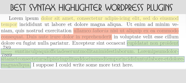 Syntax Highlighter WordPress Plugins and Services for Embedding Code