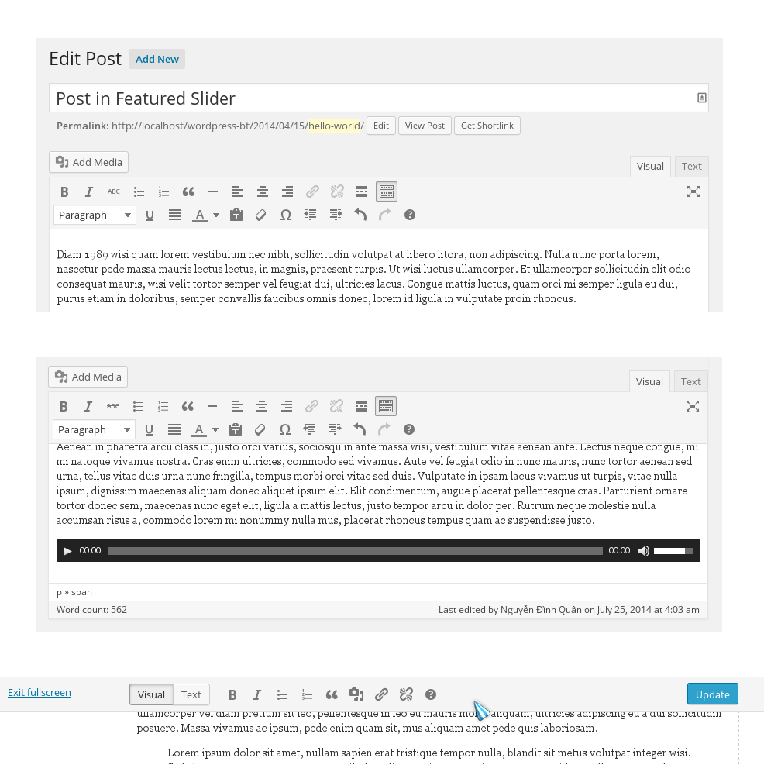 WordPress 4 Improvements to the Post Editor