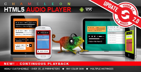 Chameleon HTML5 Audio Player