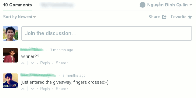 Disqus Comment System