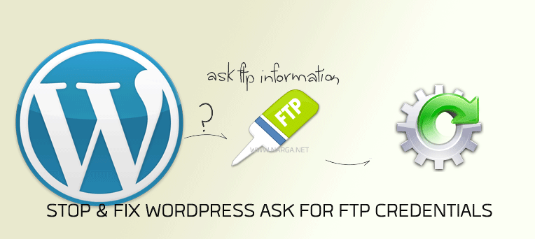 Stop & Fix WordPress Ask for FTP Credentials