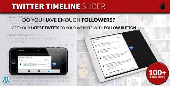 Twitter Timeline Slider for WordPress