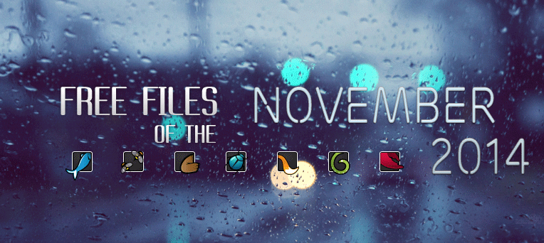 8 Free Files of the month on Envato Marketplace November 2014