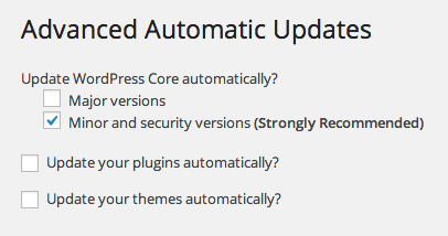 Advanced Automatic Updates