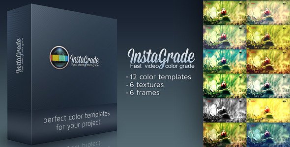 Envato, December 2014, FREE File of The Month 6 InstaGrade - Color Correction Template
