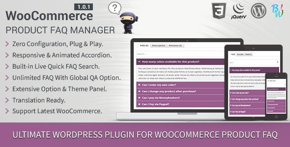 WooCommerce Product FAQ Manager