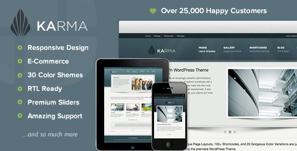 Karma - Responsive WordPress Theme 