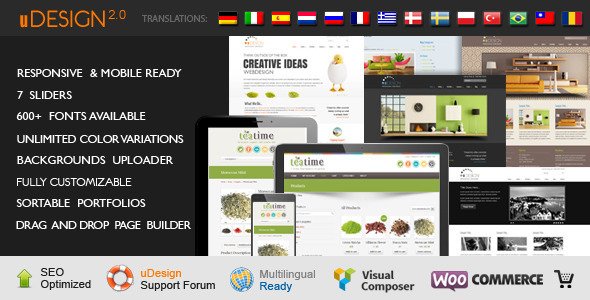 uDesign - Responsive WordPress Theme