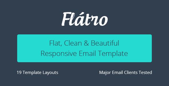 Flátro – Responsive Email Newsletter Templates