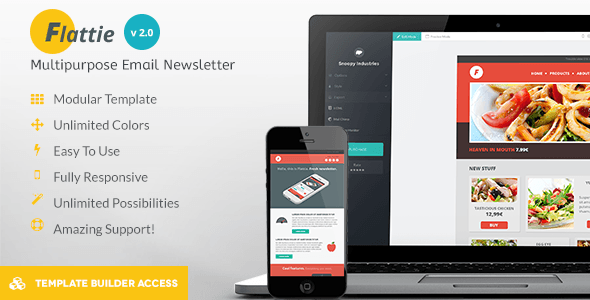 Flattie - Flat Responsive Email Template