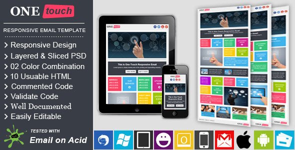  ONETOUCH - Responsive Email Template 