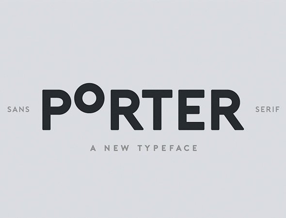 Porter font