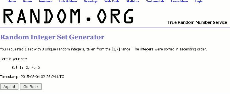 NARGA.NET give away winners draw result