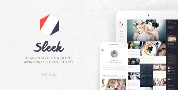 Sleek | Responsive & Creative WordPress Blog Theme