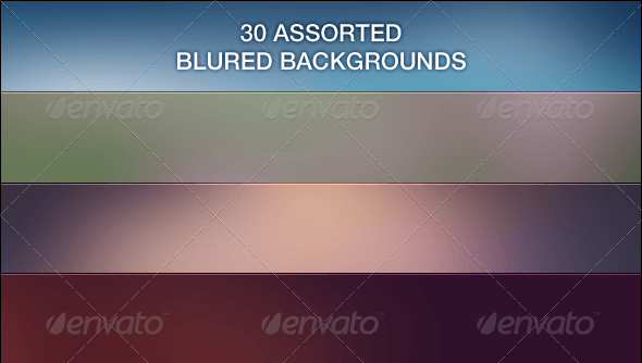 30 Assorted Blur Backgrounds