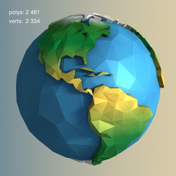 Low Poly Earth