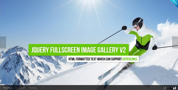 jQuery Fullscreen Image Gallery v2