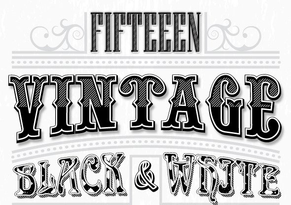 15 Vintage Black and White Styles