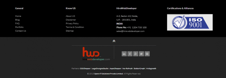 Top 10 Footer Designs Examples of Responsive Websites