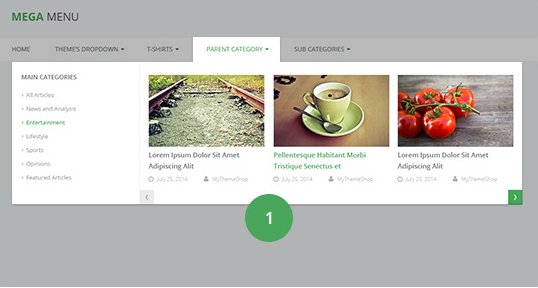 MyThemeShop WP Mega Menu