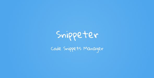 Snippeter - Code Snippets Manager