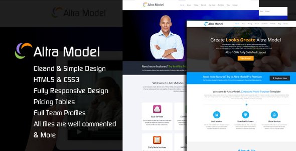 AltraModel Multipurpose HTML5 Responsive Template